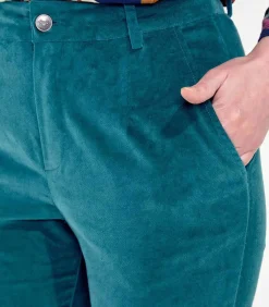La Fiancée Fluwelen chino CALCUTTA darkBlue Sale