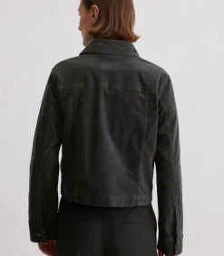 Marc O'Polo Fluwelen jas regular darkGrey Clearance