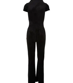 Urban Classics Fluwelen jumpsuit voor dames black Outlet