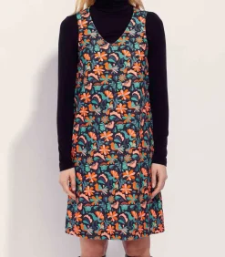 La Fiancée Fluwelen Jurk MASA orange Clearance