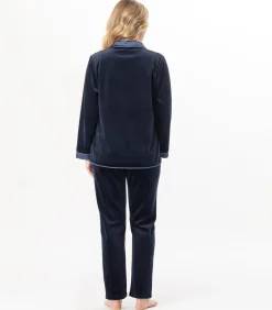 LE CHAT Fluwelen pyjama BRADLEY 112 blue New
