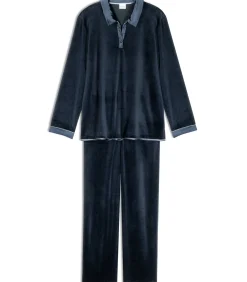 LE CHAT Fluwelen pyjama BRADLEY 112 blue New