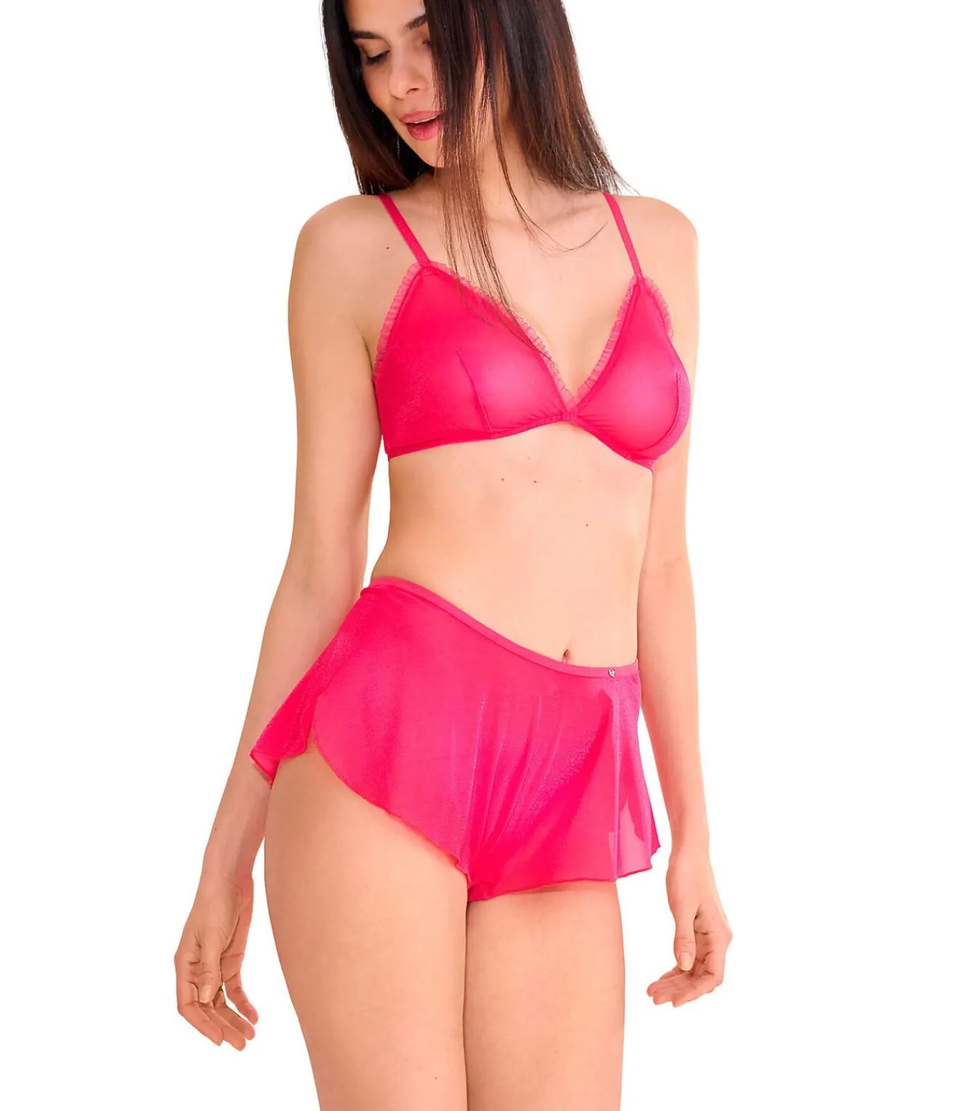 LISCA Franse shorty SHINY STAR pink New