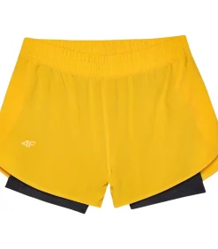 4F WSS24TFSHF497 - Korte Broek - Geel yellow Outlet