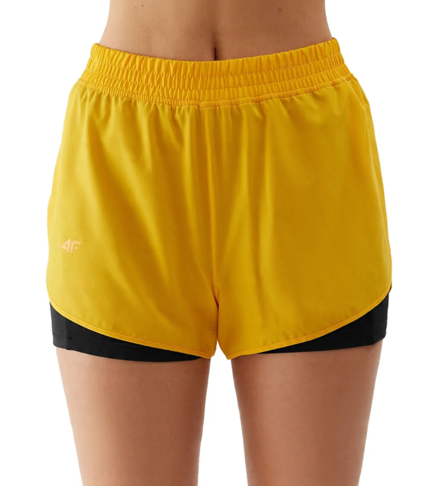 4F WSS24TFSHF497 - Korte Broek - Geel yellow Outlet