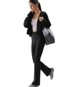 4F WSS24TSWSF1002 - Trui met kap Met Volledige Ritssluiting - Zwart black Online
