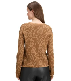 Cartoon Gebreid vest brown Best