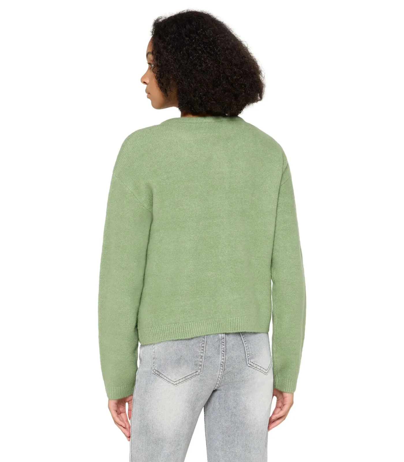 Cartoon Gebreid vest mintGreen Online