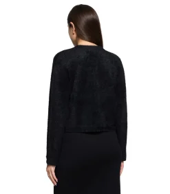 Betty Barclay Gebreid vest black New