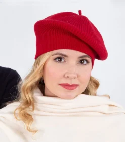 ISOTONER Gebreide baret voor dames Soft Touch Rood red Sale