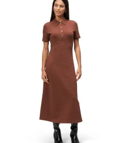 Zero Gebreide jurk beige Online
