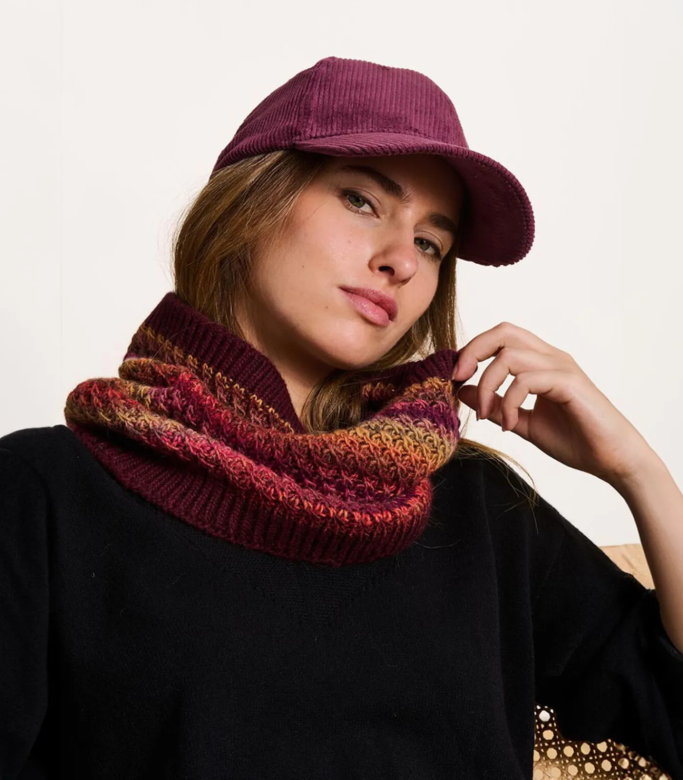 La Fée Maraboutée Gebreide multicolor coltrui red Online