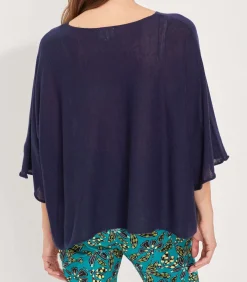 La Fiancée Gebreide oversized damestrui LIMA navyBlue Best