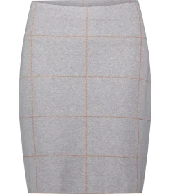 Betty Barclay Gebreide rok darkGrey/beige Outlet