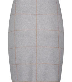 Betty Barclay Gebreide rok darkGrey/beige Outlet