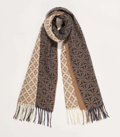 La Fiancée Gebreide sjaal CAMIL lightBeige Best