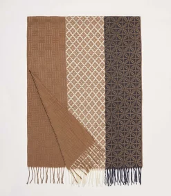 La Fiancée Gebreide sjaal CAMIL lightBeige Best