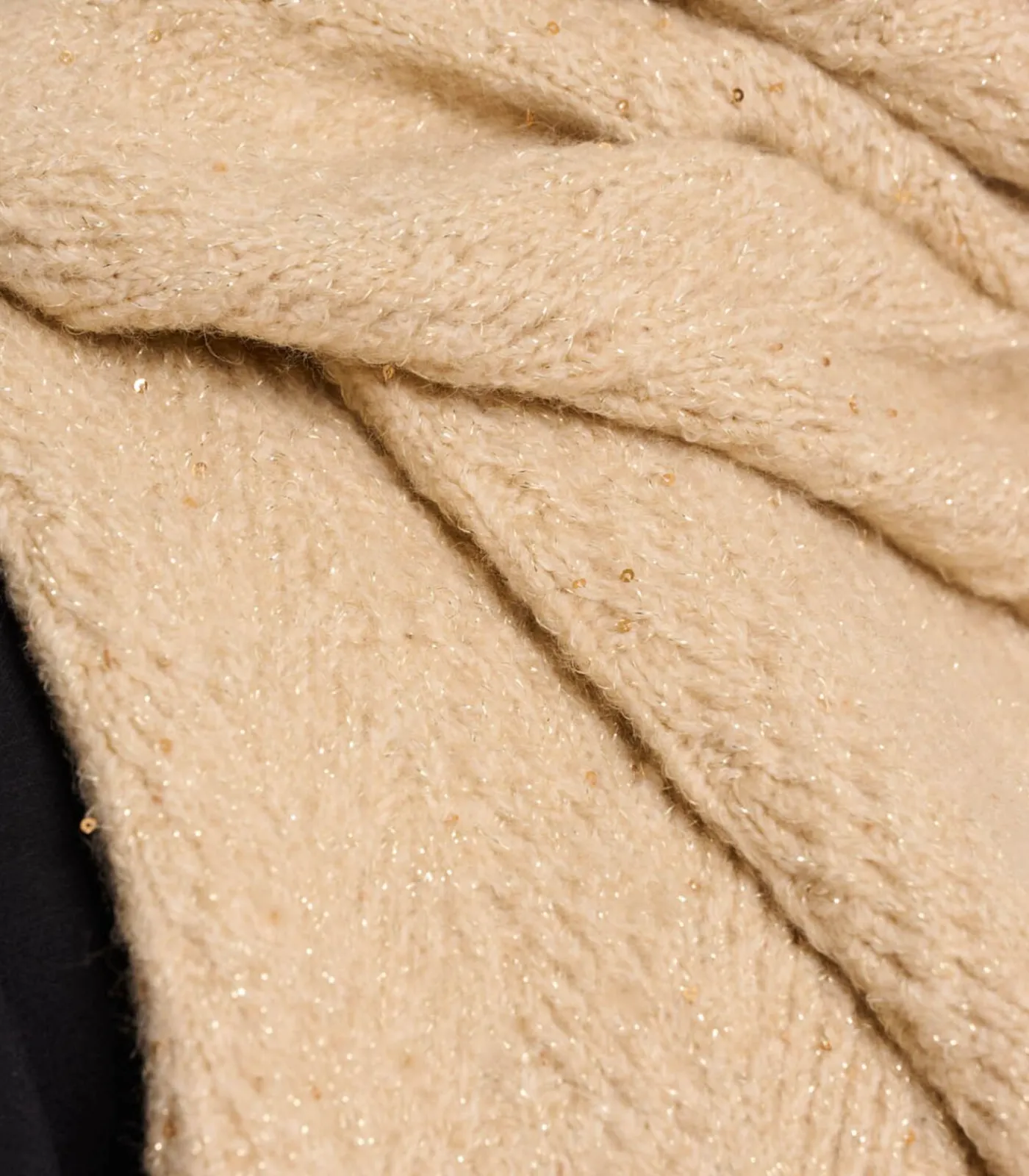 Rino&Pelle Gebreide sjaal Licht OS beige New
