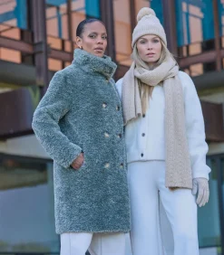 Rino&Pelle Gebreide sjaal Licht OS beige New