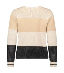 Betty Barclay Gebreide trui black/beige Hot