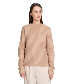 Betty & Co Gebreide trui taupe Clearance