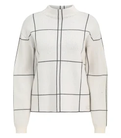 Betty Barclay Gebreide trui creme/gray Discount