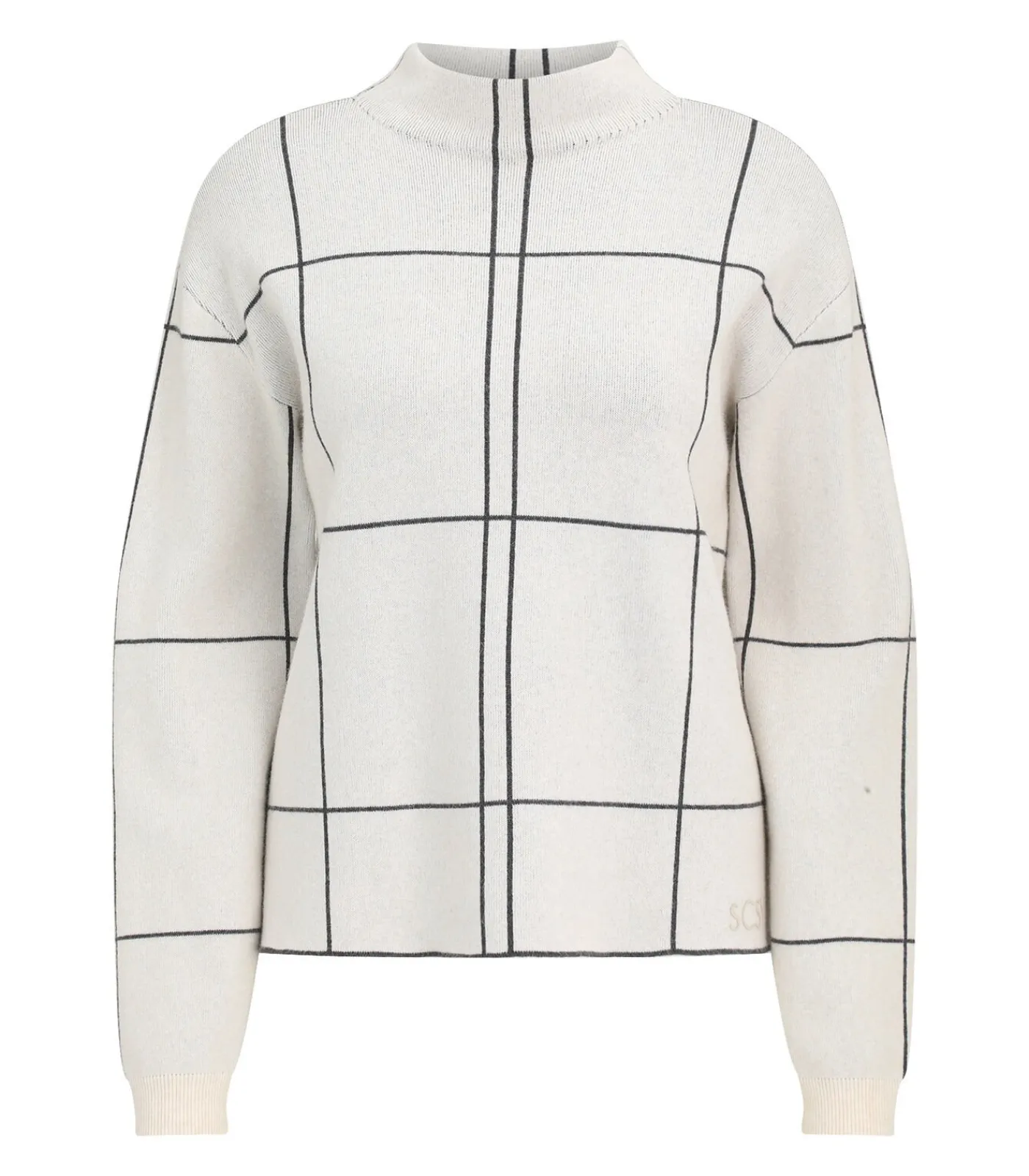 Betty Barclay Gebreide trui creme/gray Discount