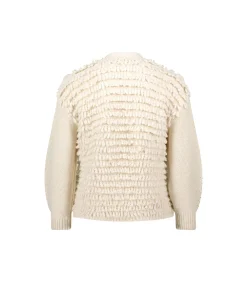 Zero Gebreide vest ivory Sale