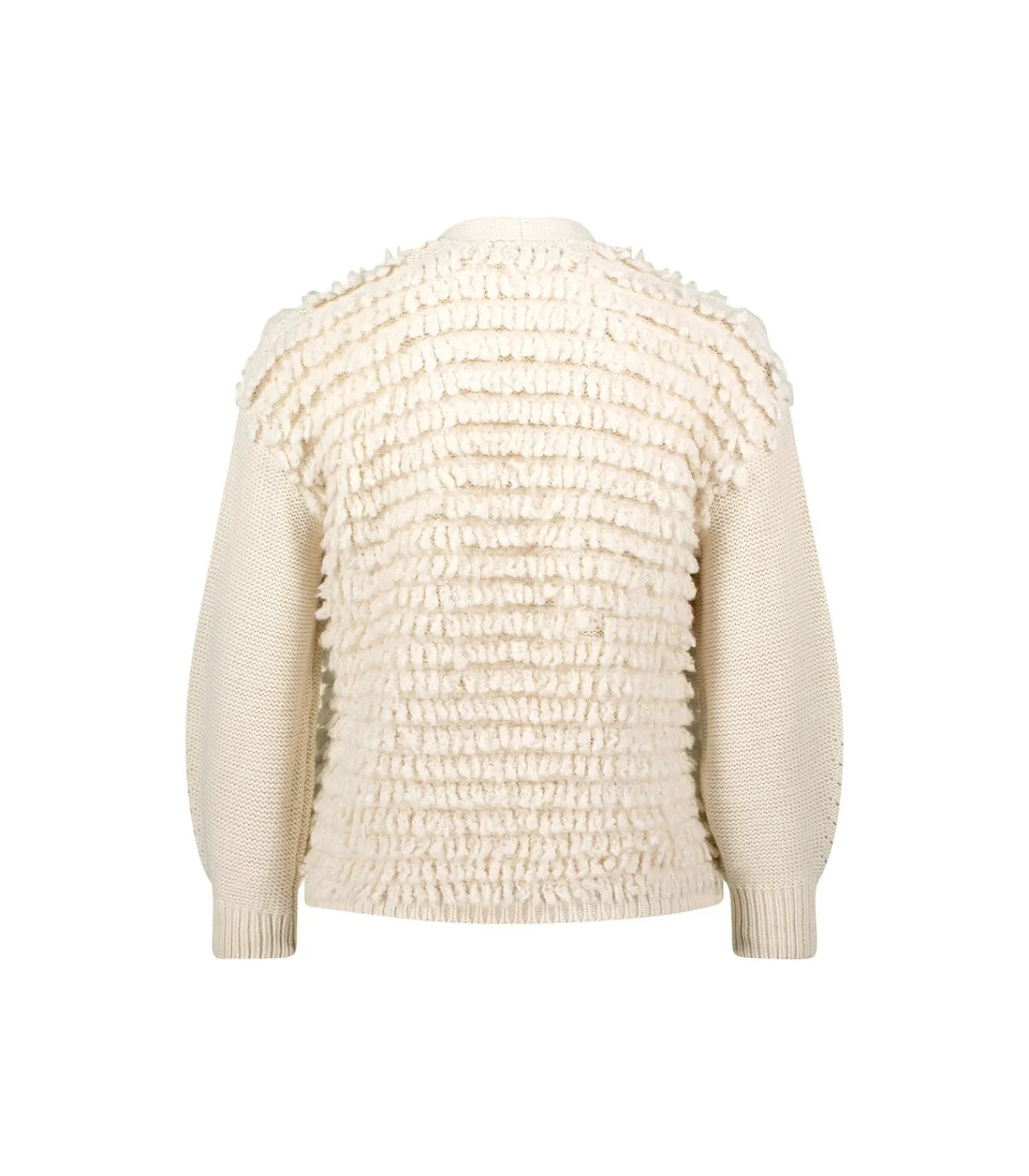 Zero Gebreide vest ivory Sale