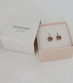 Joidart Gehaakte gouden oorbellen Candy Colours gold Online