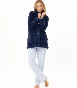LE CHAT Geknoopt jasje met gevlochten effect ESSENTIEL 174 blue Hot
