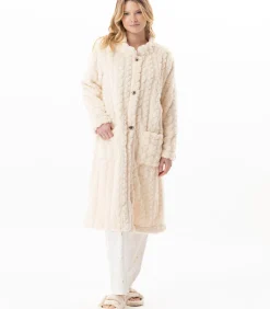 LE CHAT Geknoopte kamerjas met gevlochten effect ESSENTIEL 163 offWhite Clearance