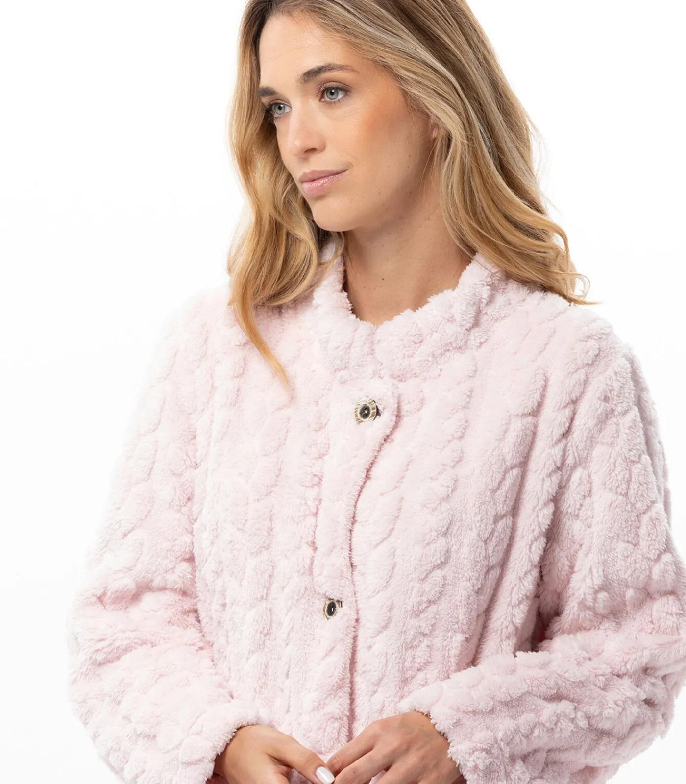 LE CHAT Geknoopte kamerjas met gevlochten effect ESSENTIEL 163 pink
