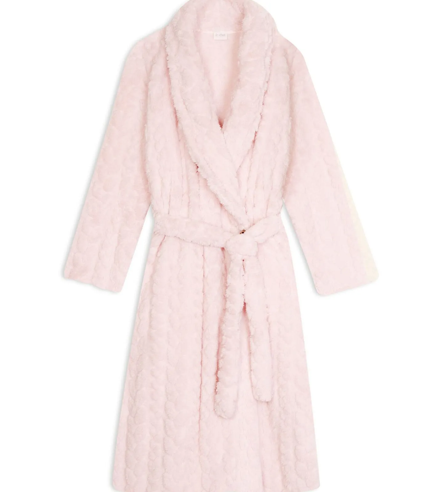 LE CHAT Gekruiste badjas met gevlochten effect ESSENTIEL 160 pink Best