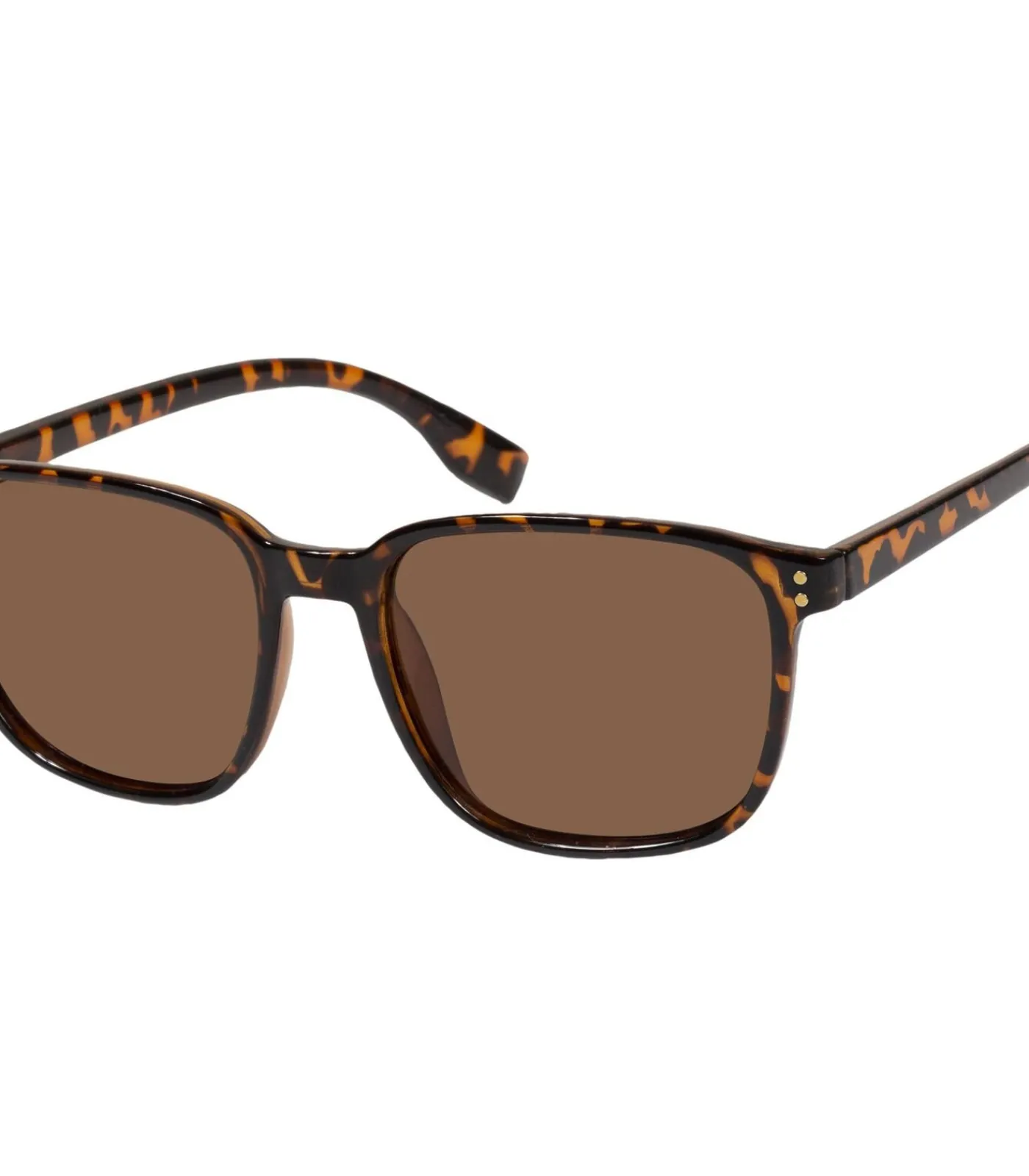 ISOTONER Gemengde rechthoekige tortoiseshell zonnebril lightBrown