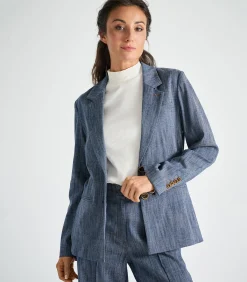 Marie Méro Geribde sous-pull in ecru creme New