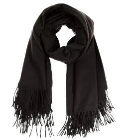 ISOTONER Geruite dames sjaal Soft Touch Zwart black Hot