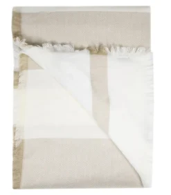 ISOTONER Geruite damessjaal Soft Touch Crème multicolor Discount