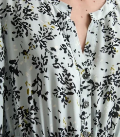Marc O'Polo Gespreide jurk met all-over relaxte print lightBlue Best