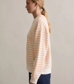 Marc O’Polo DENIM Gestreept oversized sweatshirt orange Sale