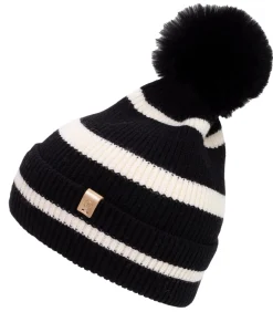 ISOTONER Gestreepte dameshoed Soft Touch black Sale