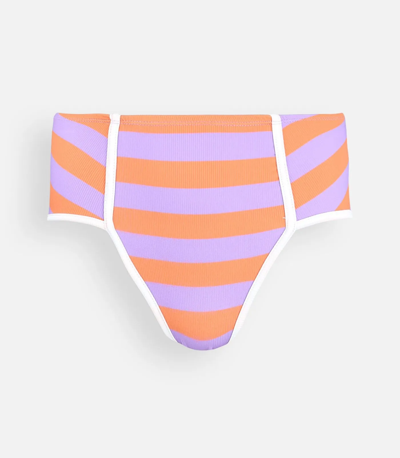Oxbow Gestreepte surf hoge taille BERRY orange Best