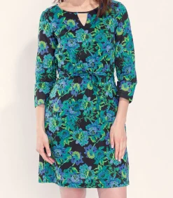 La Fiancée Gevoerde jurk ELVA violet Discount