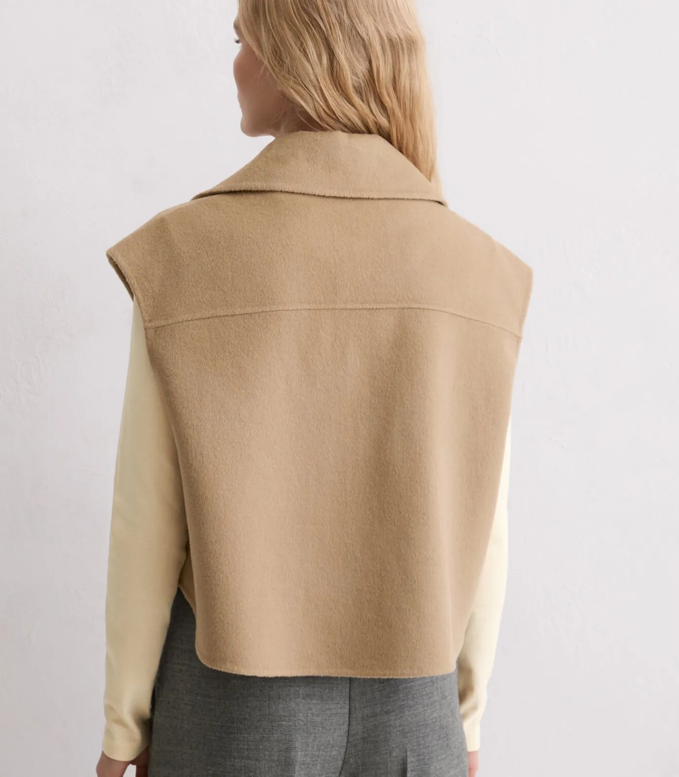 Marc O'Polo Gilet met rits relaxed brown Best