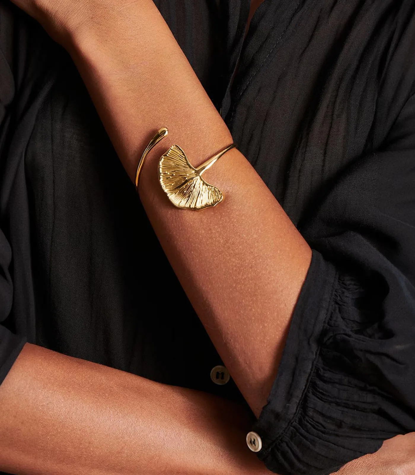 La Fée Maraboutée Ginko gouden armband whiteGold Hot