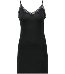 Hunkemöller Gladmakende onderjurk kant black Best