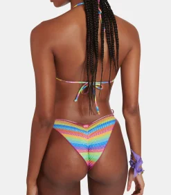 Banana Moon Glanzend gestreept bikinibroekje LUMA LOMARICA multicolor Outlet