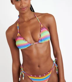 Banana Moon Glanzend gestreept bikinibroekje LUMA LOMARICA multicolor Outlet
