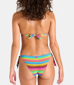 Banana Moon Glanzende gestreepte bikini top CRICO LOMARICA multicolor Online