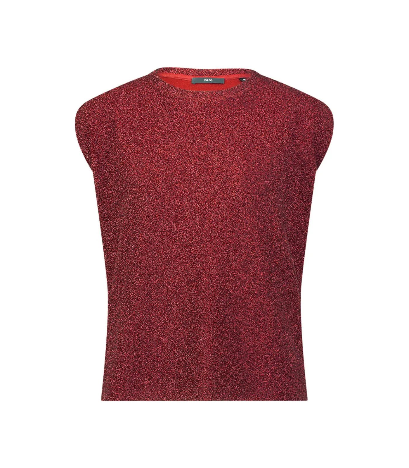Zero Glitzershirt darkRed Outlet